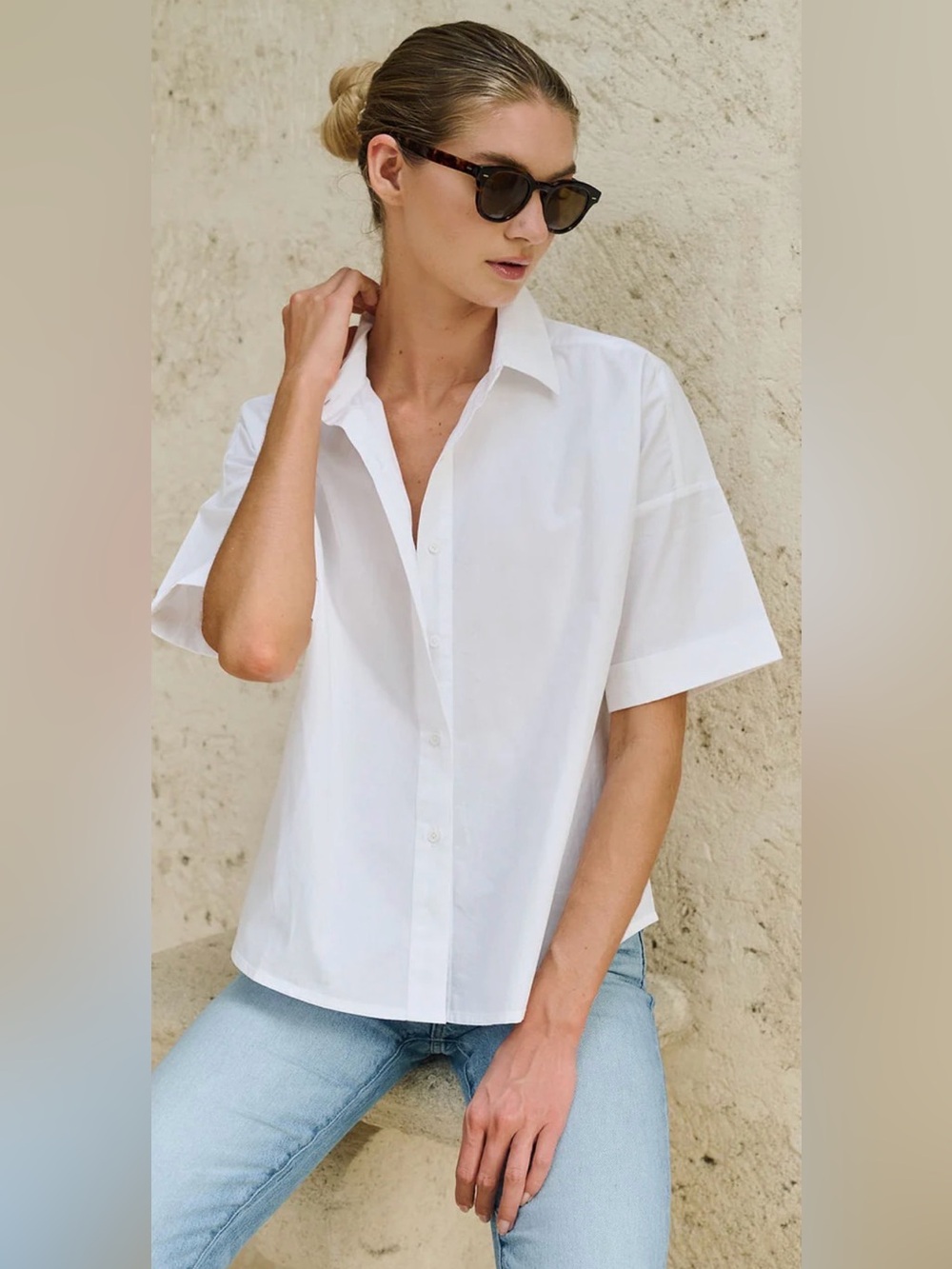 Julia Armory Marge Shirt in Shell *sold out*